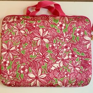Lilly Pulitzer Pink Nautical Laptop Case (15” x 11”)